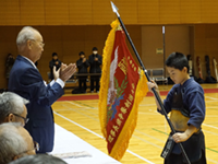 豊川信用金庫理事長旗争奪剣道大会を開催しました。