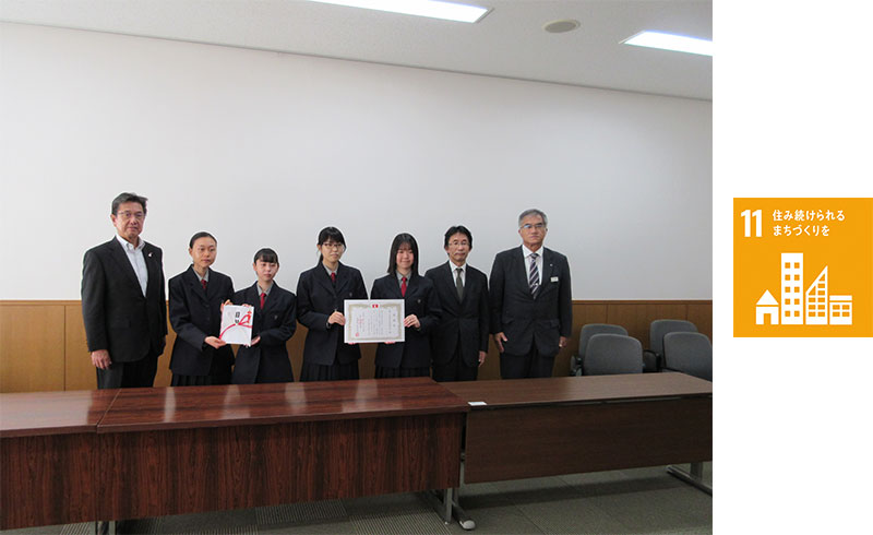 能登復興「食べて応援」藤ノ花女子高等学校賛同